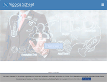 Tablet Screenshot of nicolasscheel.com